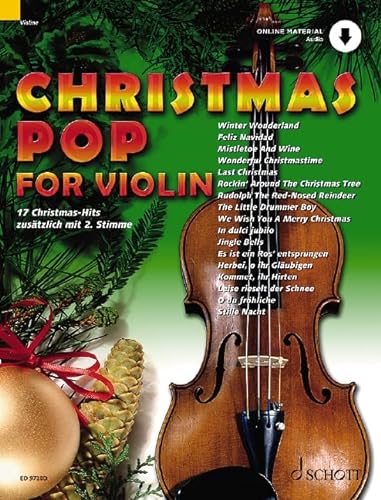 Christmas Pop for Violin: 18 Christmas-Hits. 1-2 Violinen. (Umrüster-Konsolidierung) von Schott Music